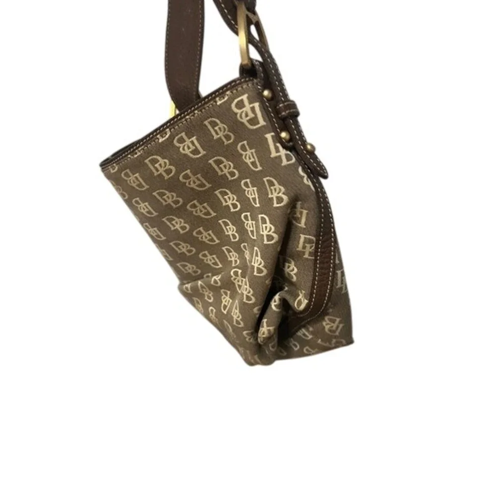 Dooney & Bourke DB Monogram‎ Hobo Bag Shoulder Bag Y2K Purse